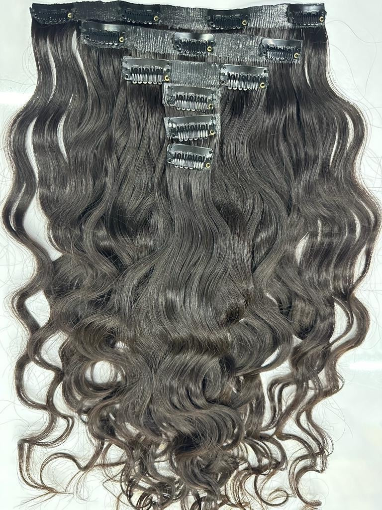 Ashabi Straight Clip-In Hair Extensions – Sleek, Silky Perfection