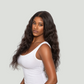 Premium HD 13x5 Lace front Wig - Chennai Raw Indian Wavy Hair  - Natural Color