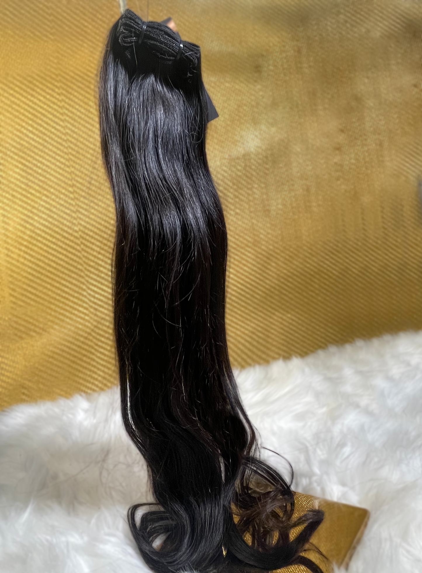 Indian Natural Straight | Ashabi's Indian Natural Wavy/Straight Weft Hair Extensions - Premium Quality, Long-lasting