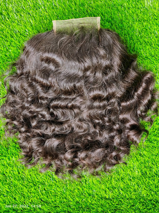 Premium HD Lace Wig Ashabi Indian hair - Deep curly