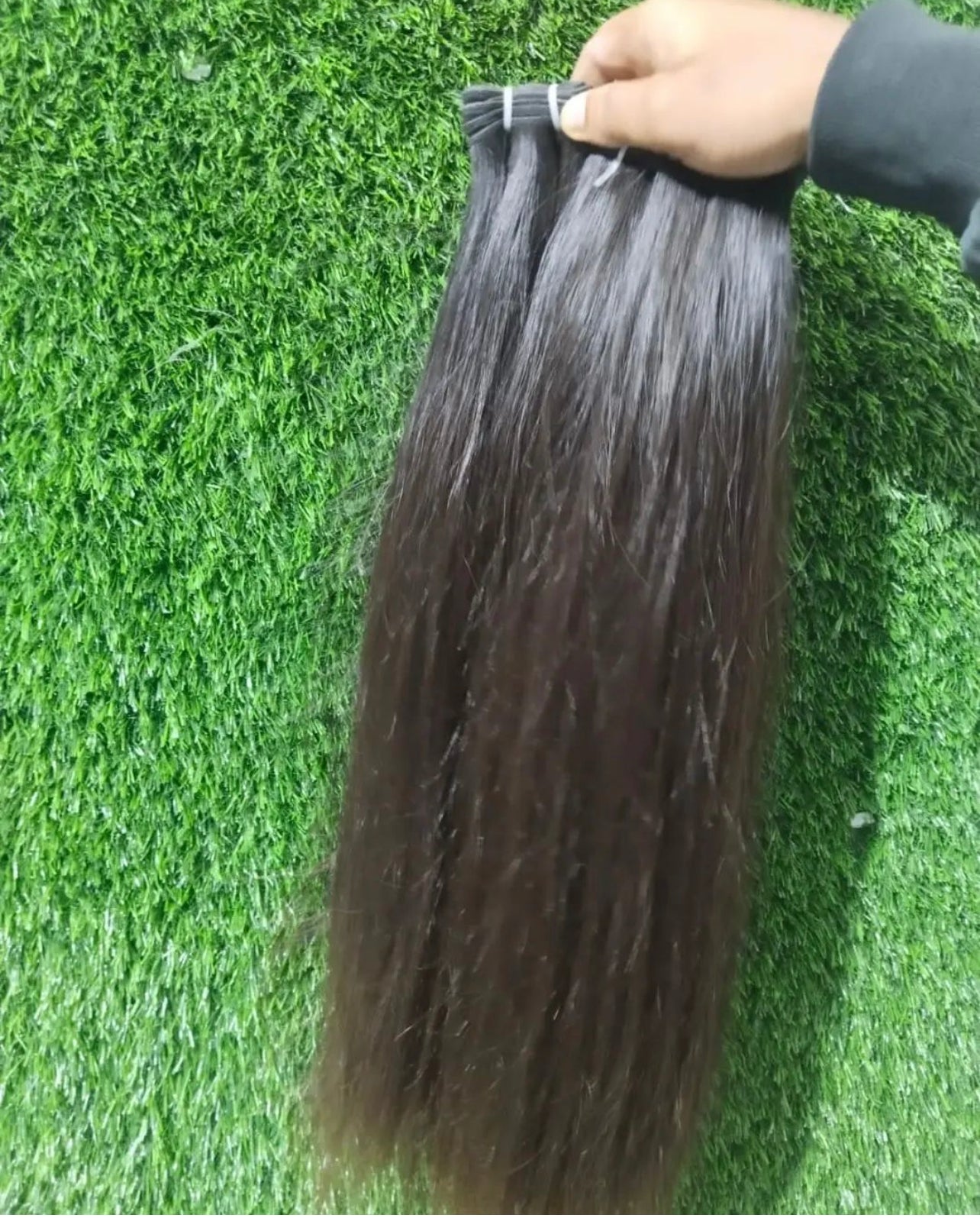 Indian Natural Straight | Ashabi's Indian Natural Wavy/Straight Weft Hair Extensions - Premium Quality, Long-lasting