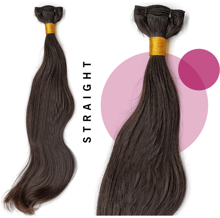 Indian Natural Straight | Ashabi's Indian Natural Wavy/Straight Weft Hair Extensions - Premium Quality, Long-lasting