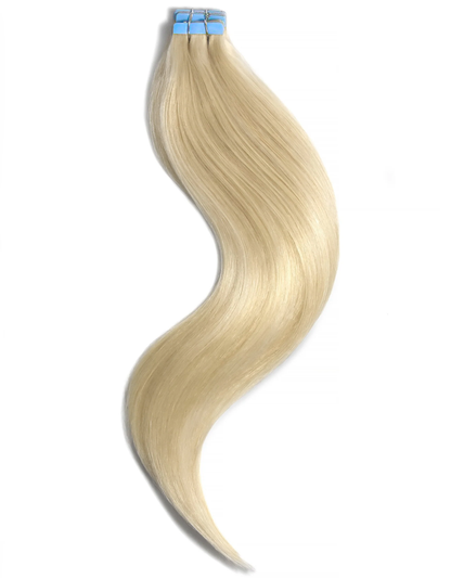 Tape In Extensions -Raw Indian hair - Natural Straight/Natural Wavy - Blonde